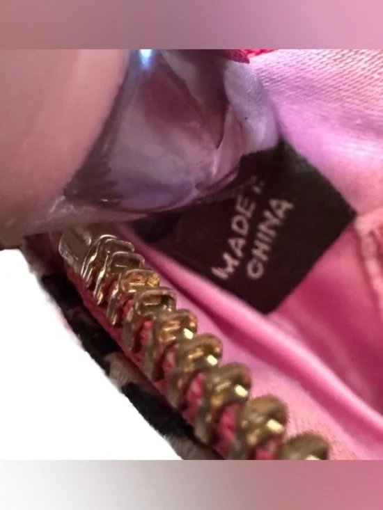 Coach Y2K Poppy Graffiti Glam Tote & Wristlet  Set (Pink Multi) - GUC - Picture 11 of 14